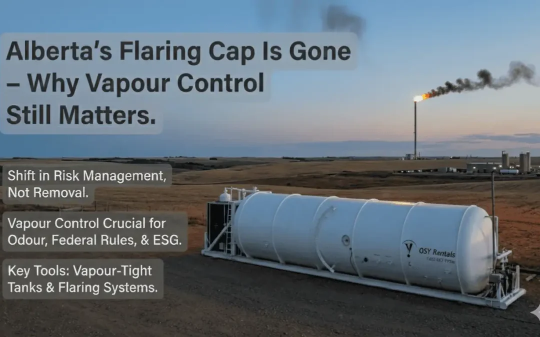 Alberta’s Flaring Cap Is Gone – Why Vapour Control Still Matters